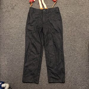 Vintage LL Bean Pants Mens 34x30 Gray Maine Wool Guide Hunting Trousers EUC